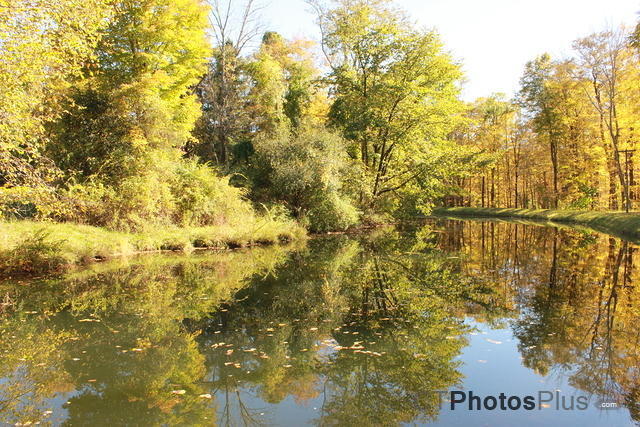 Fall Reflections Housatonic Canal, Kent IMG 2554
